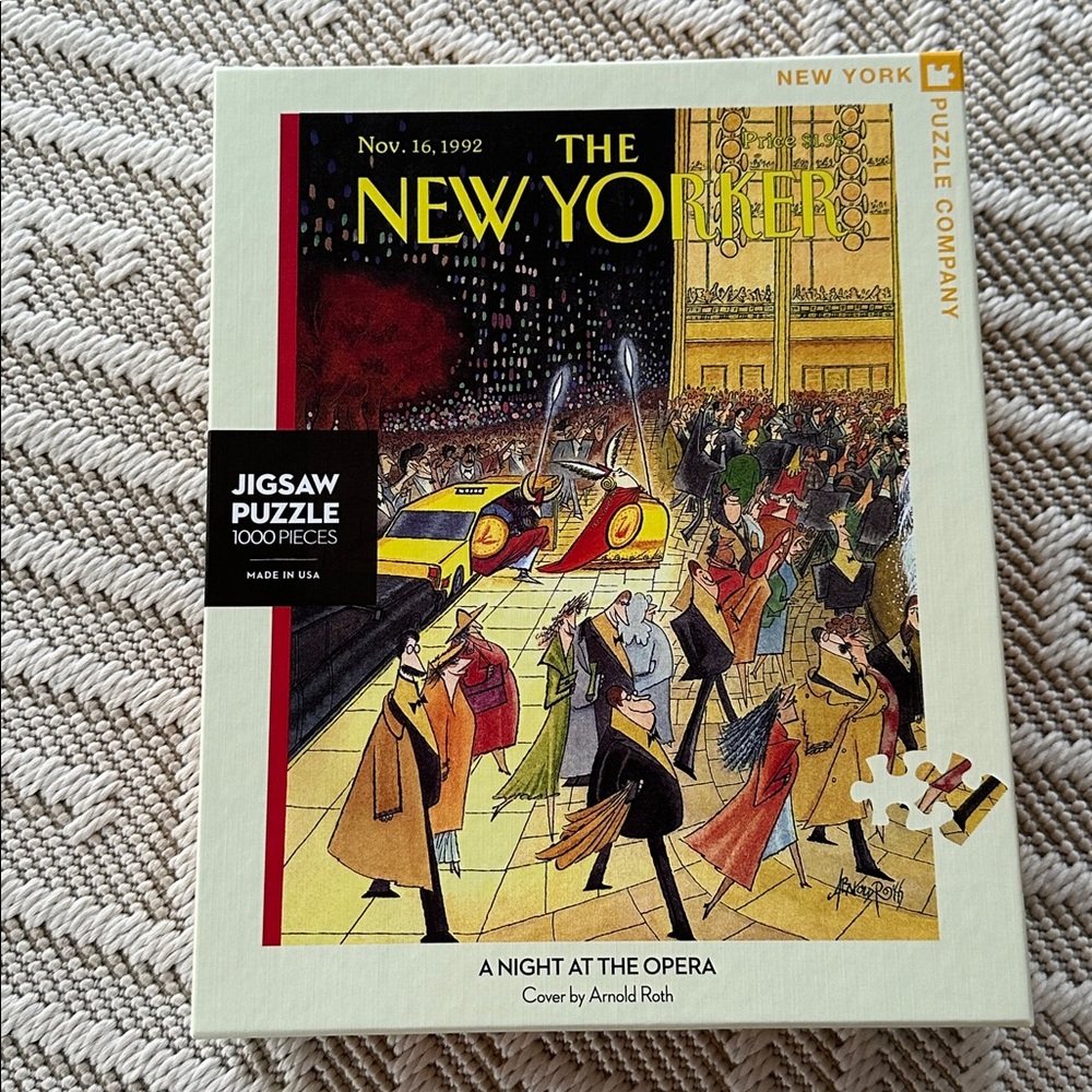 New York Puzzle Company- A Night At The Opera 1000 piece Puzzle